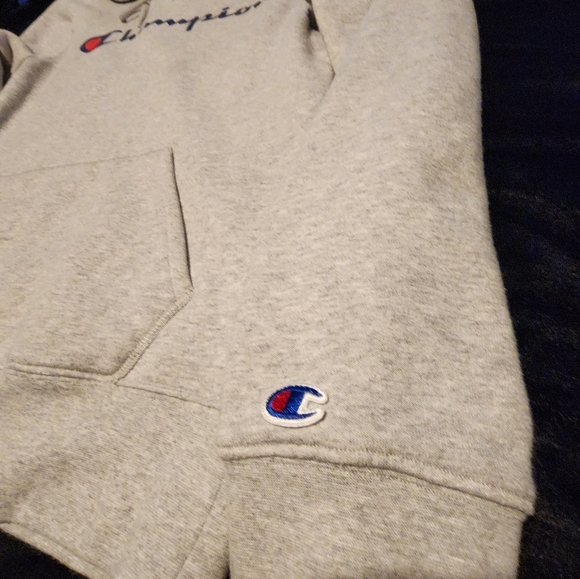 Grey Champion hoodie sz small - Picture 3 of 4